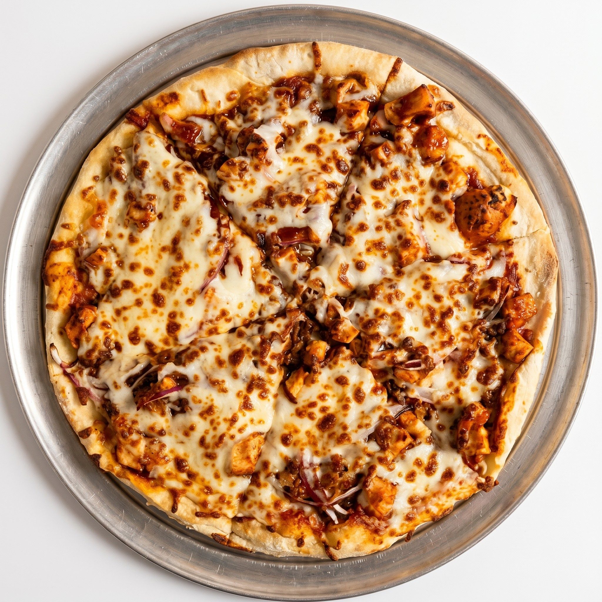 BBQ Chicken Pizza.
