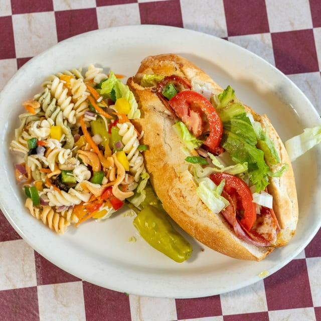 Cold Italian Submarine Sandwich.